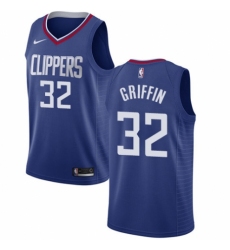 Men's Nike Los Angeles Clippers #32 Blake Griffin Swingman Blue Road NBA Jersey - Icon Edition