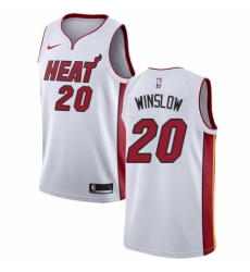 Youth Nike Miami Heat #20 Justise Winslow Swingman NBA Jersey - Association Edition