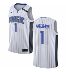 Men's Nike Orlando Magic #1 Tracy Mcgrady Authentic NBA Jersey - Association Edition