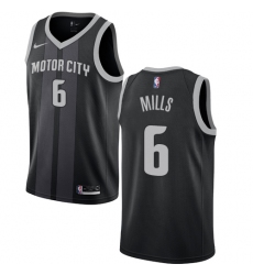 Youth Nike Detroit Pistons #6 Terry Mills Swingman Black NBA Jersey - City Edition
