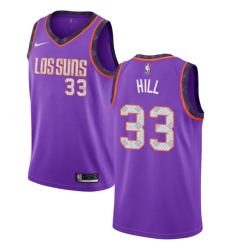 Women's Nike Phoenix Suns #33 Grant Hill Swingman Purple NBA Jersey - 2018 19 City Edition