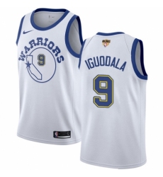 Women's Nike Golden State Warriors #9 Andre Iguodala Swingman White Hardwood Classics 2018 NBA Finals Bound NBA Jersey
