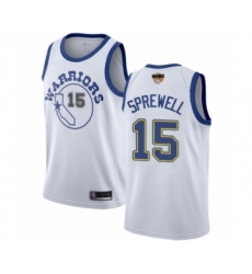 Youth Golden State Warriors #17 Chris Mullin Yellow Swingman 2019 Basketball Finals Bound Jersey - Earned Edition