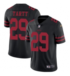Youth Nike San Francisco 49ers #29 Jaquiski Tartt Elite Black NFL Jersey