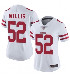 Women's Nike San Francisco 49ers #52 Patrick Willis Elite White NFL Jersey