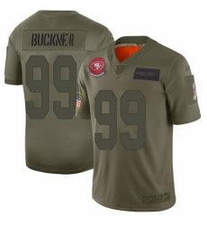 Men's San Francisco 49ers #99 DeForest Buckner Limited Camo 2019 Salute to Service Football Jersey