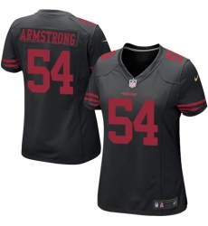 Women's Nike San Francisco 49ers #54 Ray-Ray Armstrong Game Black Alternate NFL Jersey