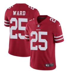 Men's Nike San Francisco 49ers #25 Jimmie Ward Red Team Color Vapor Untouchable Limited Player NFL Jersey