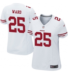 Women's Nike San Francisco 49ers #25 Jimmie Ward Game White NFL Jersey