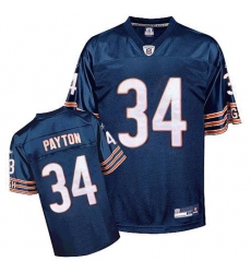 Youth Reebok Chicago Bears #34 Walter Payton Blue Team Color Replica Throwback NFL Jersey