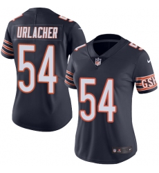 Women's Nike Chicago Bears #54 Brian Urlacher Navy Blue Team Color Vapor Untouchable Limited Player NFL Jersey