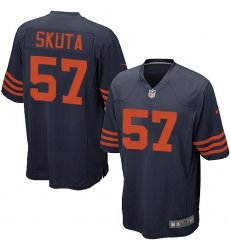 Men's Nike Chicago Bears #57 Dan Skuta Game Navy Blue Alternate NFL Jersey