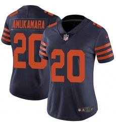 Women's Nike Chicago Bears #20 Prince Amukamara Navy Blue Alternate Vapor Untouchable Limited Player NFL Jersey