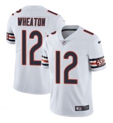 Youth Nike Chicago Bears #12 Markus Wheaton Elite White NFL Jersey