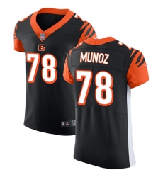 Men's Nike Cincinnati Bengals #78 Anthony Munoz Black Team Color Vapor Untouchable Elite Player NFL Jersey