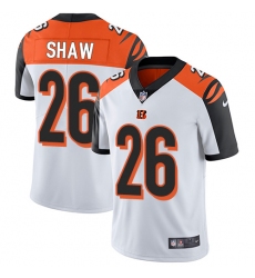 Men's Nike Cincinnati Bengals #26 Josh Shaw Vapor Untouchable Limited White NFL Jersey