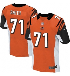 Men's Nike Cincinnati Bengals #71 Andre Smith Elite Orange Alternate NFL Jersey