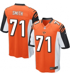 Men's Nike Cincinnati Bengals #71 Andre Smith Game Orange Alternate NFL Jersey