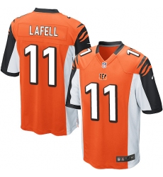 Men's Nike Cincinnati Bengals #11 Brandon LaFell Game Orange Alternate NFL Jersey