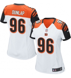 Women's Nike Cincinnati Bengals #96 Carlos Dunlap Game White NFL Jersey