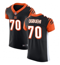 Men's Nike Cincinnati Bengals #70 Cedric Ogbuehi Black Team Color Vapor Untouchable Elite Player NFL Jersey