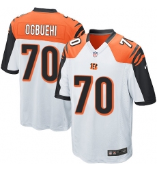 Men's Nike Cincinnati Bengals #70 Cedric Ogbuehi Game White NFL Jersey