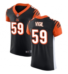 Men's Nike Cincinnati Bengals #59 Nick Vigil Black Team Color Vapor Untouchable Elite Player NFL Jersey
