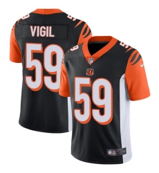 Youth Nike Cincinnati Bengals #59 Nick Vigil Elite Black Team Color NFL Jersey