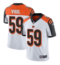 Youth Nike Cincinnati Bengals #59 Nick Vigil Elite White NFL Jersey
