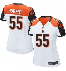 Women's Nike Cincinnati Bengals #55 Vontaze Burfict Game White NFL Jersey