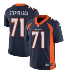 Youth Nike Denver Broncos #71 Donald Stephenson Elite Navy Blue Alternate NFL Jersey
