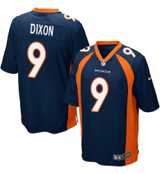 Men's Nike Denver Broncos #9 Riley Dixon Game Navy Blue Alternate NFL Jersey