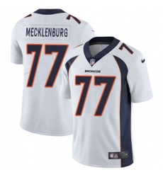 Youth Nike Denver Broncos #77 Karl Mecklenburg Elite White NFL Jersey