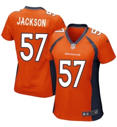 Women's Nike Denver Broncos #57 Tom Jackson Game Orange Team Color NFL Jersey