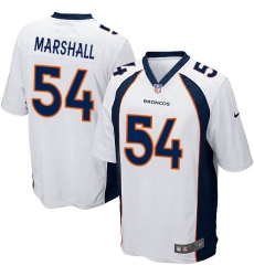 Men's Nike Denver Broncos #54 Brandon Marshall Game White NFL Jersey
