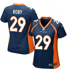 Women's Nike Denver Broncos #29 Bradley Roby Game Navy Blue Alternate NFL Jersey