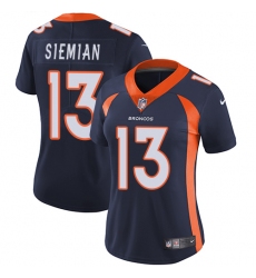 Women's Nike Denver Broncos #13 Trevor Siemian Elite Navy Blue Alternate NFL Jersey