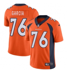 Youth Nike Denver Broncos #76 Max Garcia Elite Orange Team Color NFL Jersey