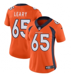 Women's Nike Denver Broncos #65 Ronald Leary Elite Navy Blue Alternate NFL Jersey