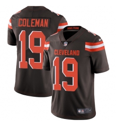 Youth Nike Cleveland Browns #19 Corey Coleman Elite Brown Team Color NFL Jersey