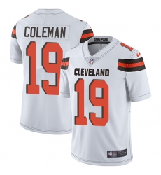 Youth Nike Cleveland Browns #19 Corey Coleman Elite White NFL Jersey
