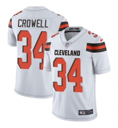 Youth Nike Cleveland Browns #34 Isaiah Crowell Elite White NFL Jersey