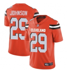 Youth Nike Cleveland Browns #29 Duke Johnson Elite Orange Alternate NFL Jersey