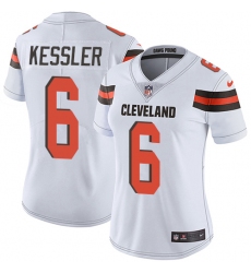 Women's Nike Cleveland Browns #6 Cody Kessler Elite White NFL Jersey