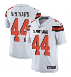 Youth Nike Cleveland Browns #44 Nate Orchard Elite White NFL Jersey