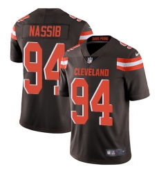 Youth Nike Cleveland Browns #94 Carl Nassib Elite Brown Team Color NFL Jersey