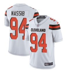 Youth Nike Cleveland Browns #94 Carl Nassib Elite White NFL Jersey