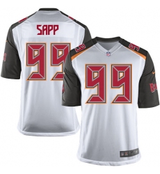 Men's Nike Tampa Bay Buccaneers #99 Warren Sapp Game White NFL Jersey