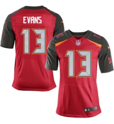 Men's Nike Tampa Bay Buccaneers #13 Mike Evans Elite Red Team Color NFL Jersey