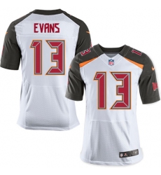 Men's Nike Tampa Bay Buccaneers #13 Mike Evans Elite White NFL Jersey Men's Nike Tampa Bay Buccaneers #13 Mike Evans Elite White NFL Jersey